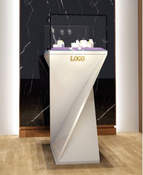 Creative Design Luxury Jewelry Store Display Pedestal Showcase