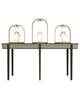 Modern Luxury Table Top Dome  Jewelry Display Case For Sale