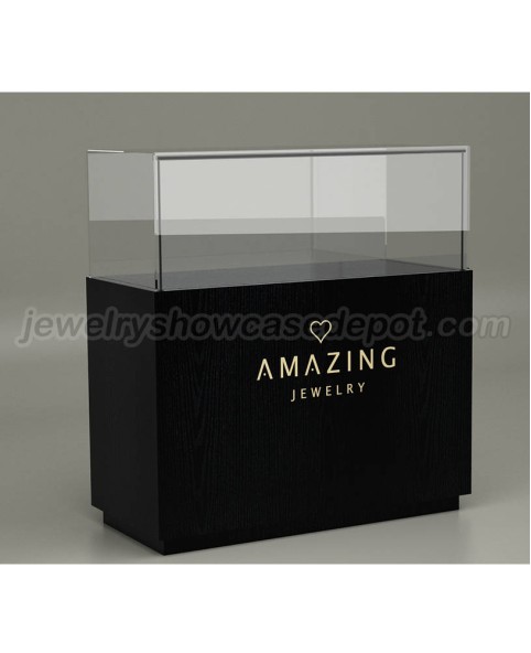 Custom High End Commercial Wood Glass Retail Jewelry Mall Kiosk