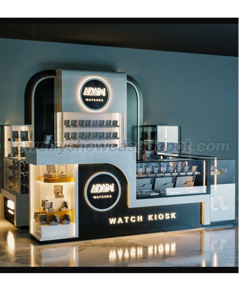 High End Modern Custom Wooden Jewellery Kiosk Design