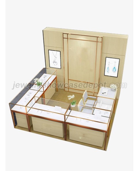High End Luxury Jewelry Mall Kiosk For Sale