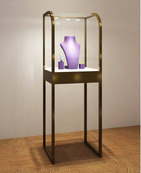 Luxury Commercial Glass Top Jewellery Display Case For Sale