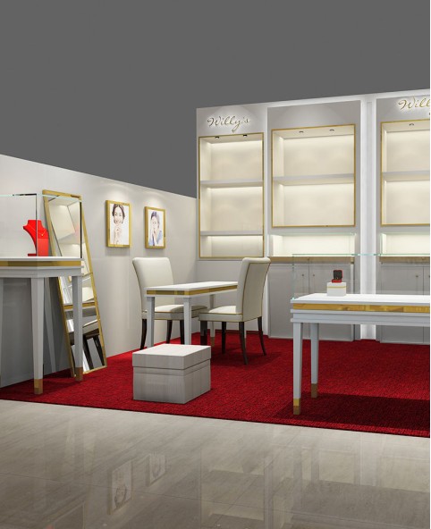 Luxe Retail Juwelierszaak Display Showcase Design