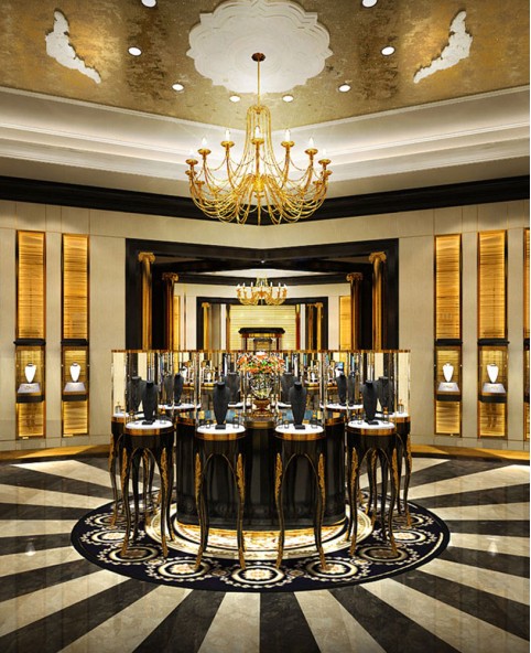 High End Luxury Jewelry Shop Counter Design