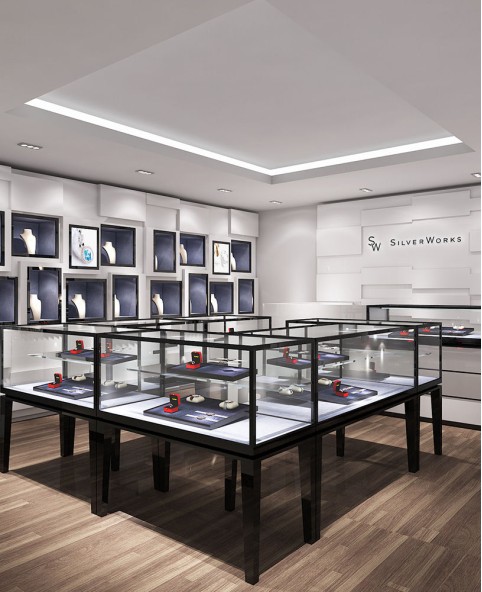 High End Retail Jewelry Store Interior Design