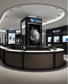 High End Luxury Jewelry Showroom Counter Design