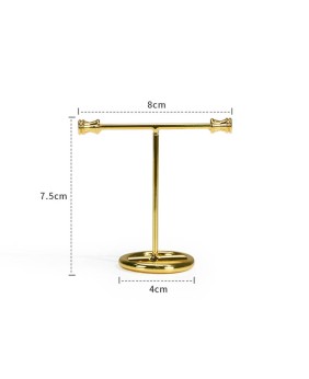 High End Gold Metal T Bar Jewellery Stand