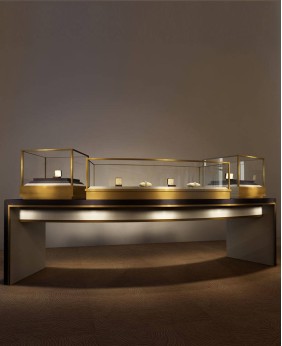 Luxury Sit Down Jewellery Shop Display Unit