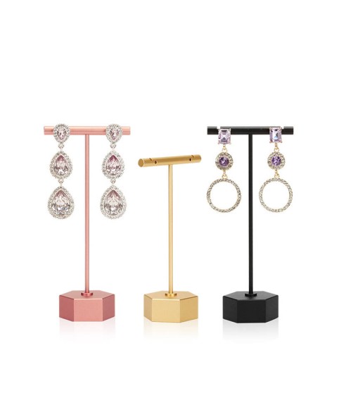 Luxury Metal  Jewelry Earring Display Stands