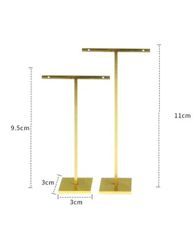 Luxury Design Gold Metal Jewelry Earring Display Stands