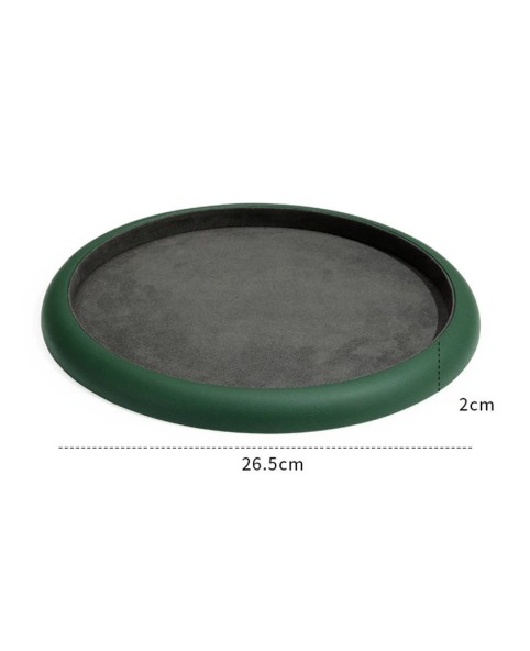 Δίσκοι παρουσίασης κοσμημάτων πολυτελείας πράσινο κολιέ σε μαύρο βελούδο Πωλούνται