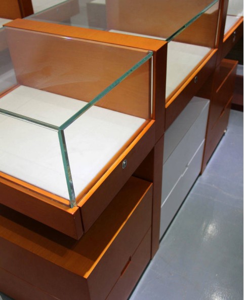 Luxury Glass Top Jewellery Counter For Sale