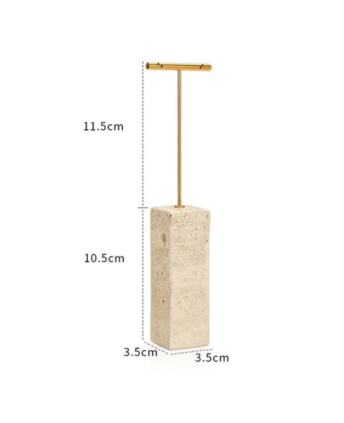 Luxury Gold Metal Jewelry Earring Display Stand