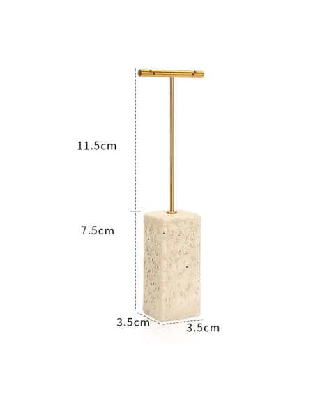 Luxury Gold Metal Jewelry Earring Display Stand