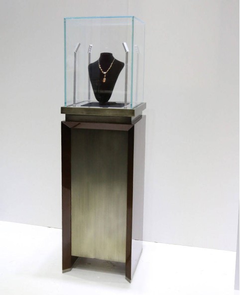 Luxury Floor Standing  Jewelry Display Pedestal Showcase