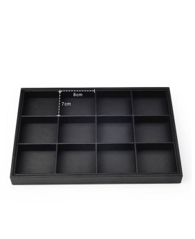 Luxe zwarte sieraden presentatie display trays te koop