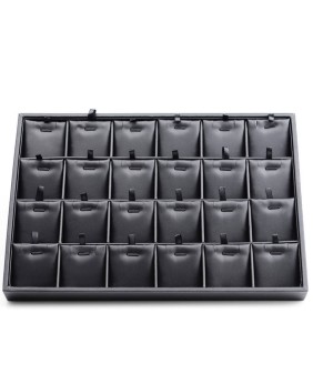 Luxe zwarte ketting display trays te koop