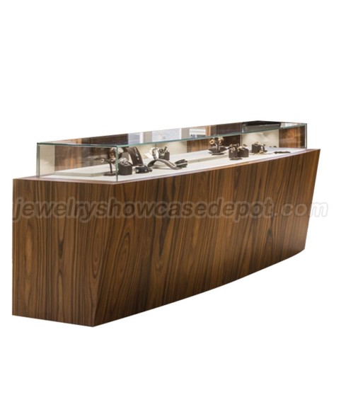 Custom Luxury Retail Wooden Jewellery Shop Display Counters