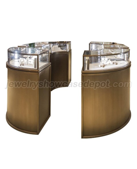 Luxury Custom Wooden Jewellery Showroom Counter