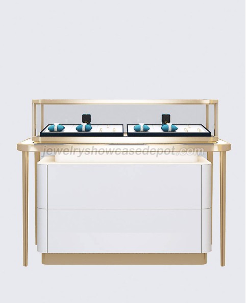 Comptoir de vitrine de bijoux de luxe Petit comptoir d'affichage de magasin de bijoux à vendre