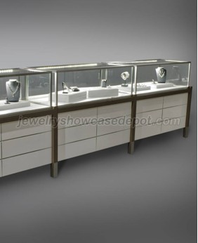 Luxury Jewellery Store Counter Display Showcase Counter For Jewelry Shop