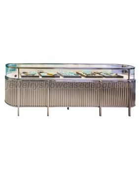 Luxury Commercial Custom Jewelry Display Counter And Showcase