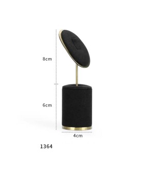 Luxury New Black Velvet Ring Display Holders