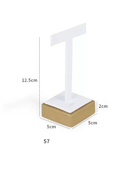 Luxury Gold and White Earring Display Holder Stand
