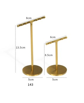 Luxury New Gold Metal Earring Display Holder Stand