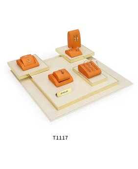 New Orange and Cream Jewelry Display Tray