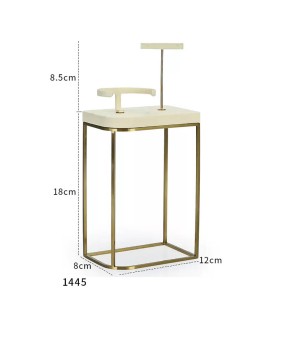 Premium Off White Velvet Earring and Bangle Display Stand For Sale