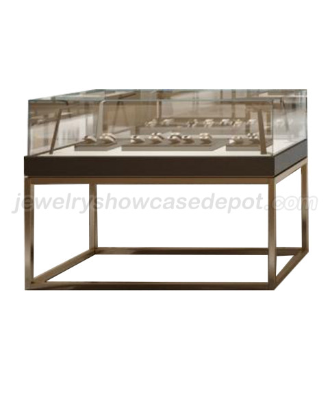 Vitrine de bijoux en verre pour magasin de détail personnalisé