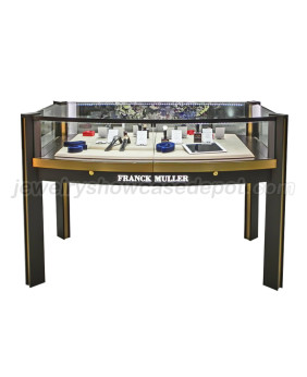 Luxuriöse neue moderne Schmuckvitrine aus Glas