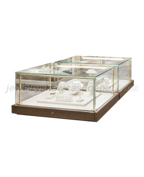 Kommerzielle kundenspezifische Tisch-Schmuckvitrine zum Verkauf