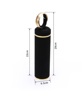 Luxury Black Velvet Bangle Display Holder Stand