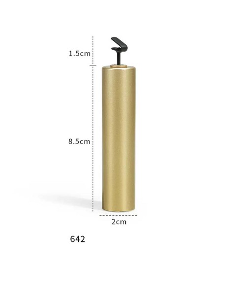 Goldfarbener Clip-Ring-Display-Halter aus Metall