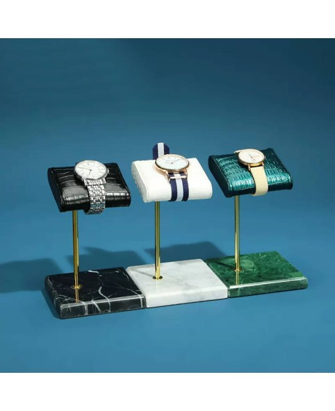 Luxuriöser Uhrenständer aus Leder zu verkaufen