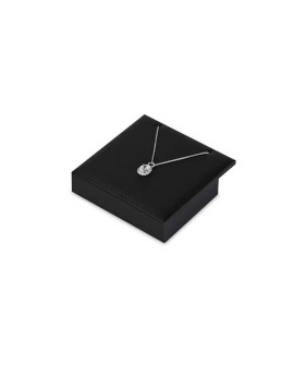 Bandeja de exibição de colar de veludo preto premium para venda