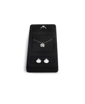 Luxury Black Velvet Jewelry Set Display Tray