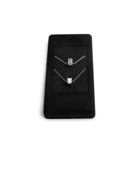 Luxury Black Velvet  Necklace Display Tray