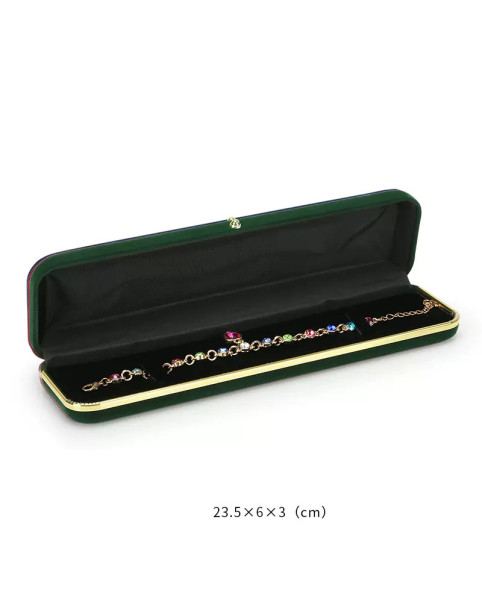 Beliebte Samt Schmuck Geschenkbox Armband Verpackung Box zum Verkauf