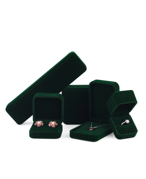 Premium Groene Fluwelen Sieraden Geschenkdoos Bangle Verpakkingsdoos Te Koop