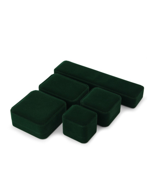 Premium Groene Fluwelen Sieraden Geschenkdoos Bangle Verpakkingsdoos Te Koop