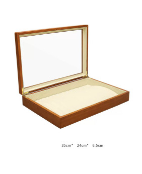 Einzelhandel Holz Samt Schmuck Armband Display Box für Verkauf