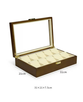 Beliebte neue Uhrenbox aus Holzsamt