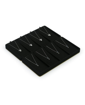 Popular Black Velvet Necklace Display Tray For Sale