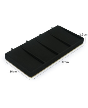 Retail Black Velvet Necklace Display Tray For Sale