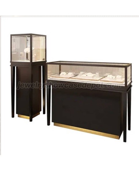 Professional Glass Wooden Jewelry Display Cases Wholesale
