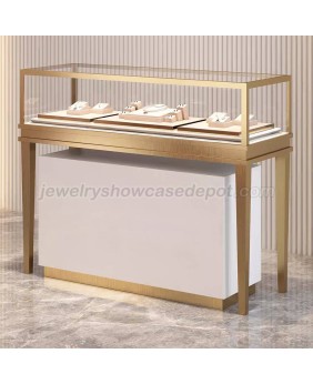 Creative Design Glass  Jewelry Display Cases For Retail Store