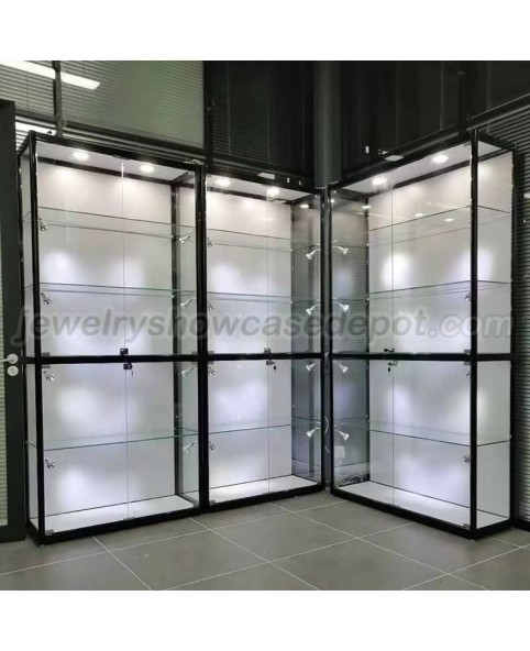 Commercial Custom Modern Glass Display Case Showcase